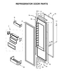 Refrigerator door parts