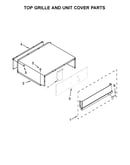 Top grille and unit cover parts