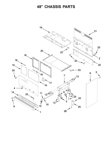 48" chassis parts