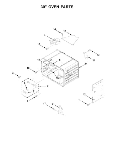 30" oven parts