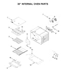 30" internal oven parts