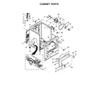 Maytag MGDX6STBW0 cabinet parts diagram
