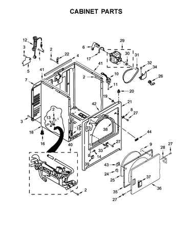 Cabinet parts