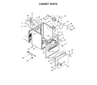 Maytag YMEDX6STBW0 cabinet parts diagram