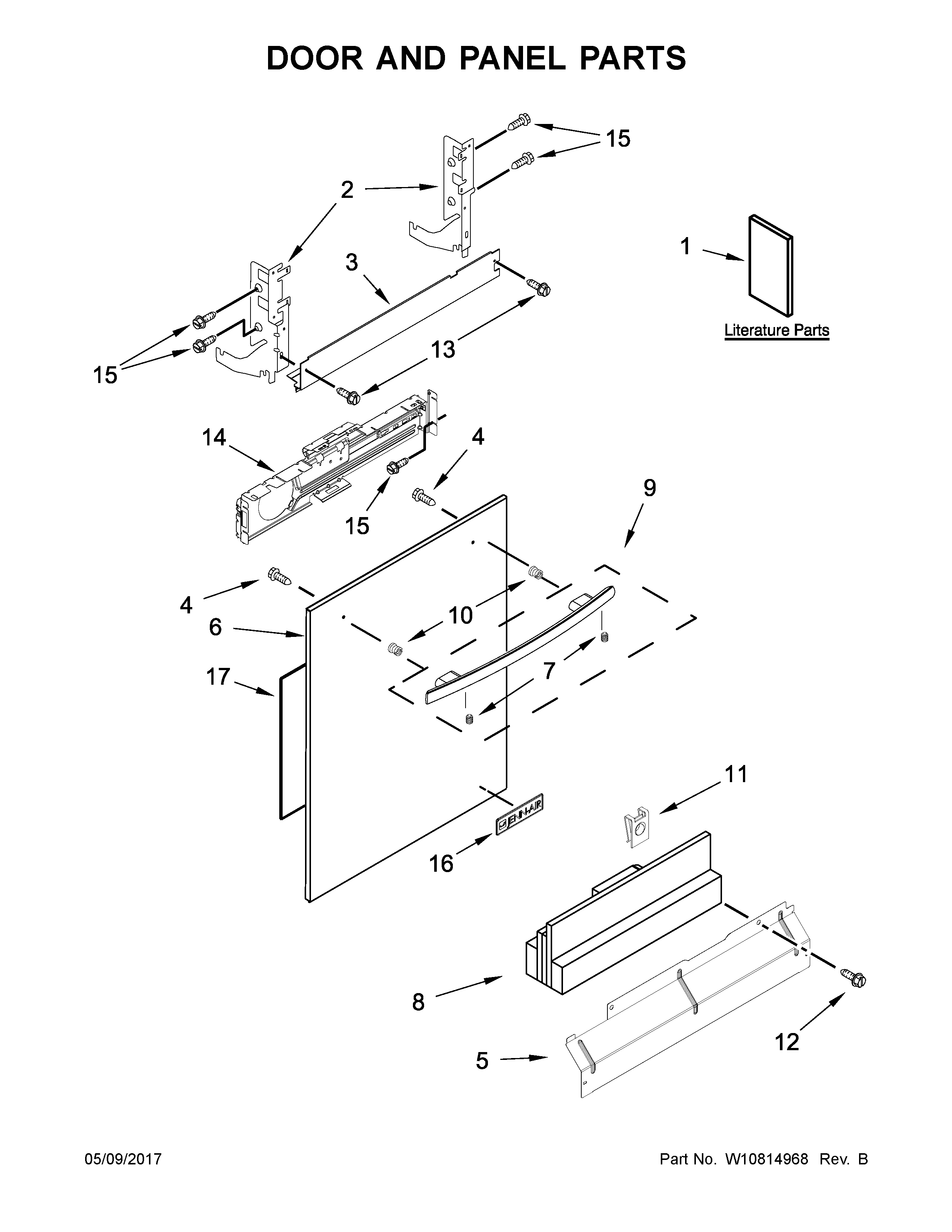 Door and panel parts
