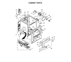 Maytag MGDB755DW2 cabinet parts diagram