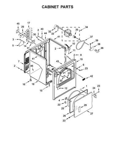 Cabinet parts