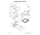 Maytag MVWB955FW1 console and lid parts diagram