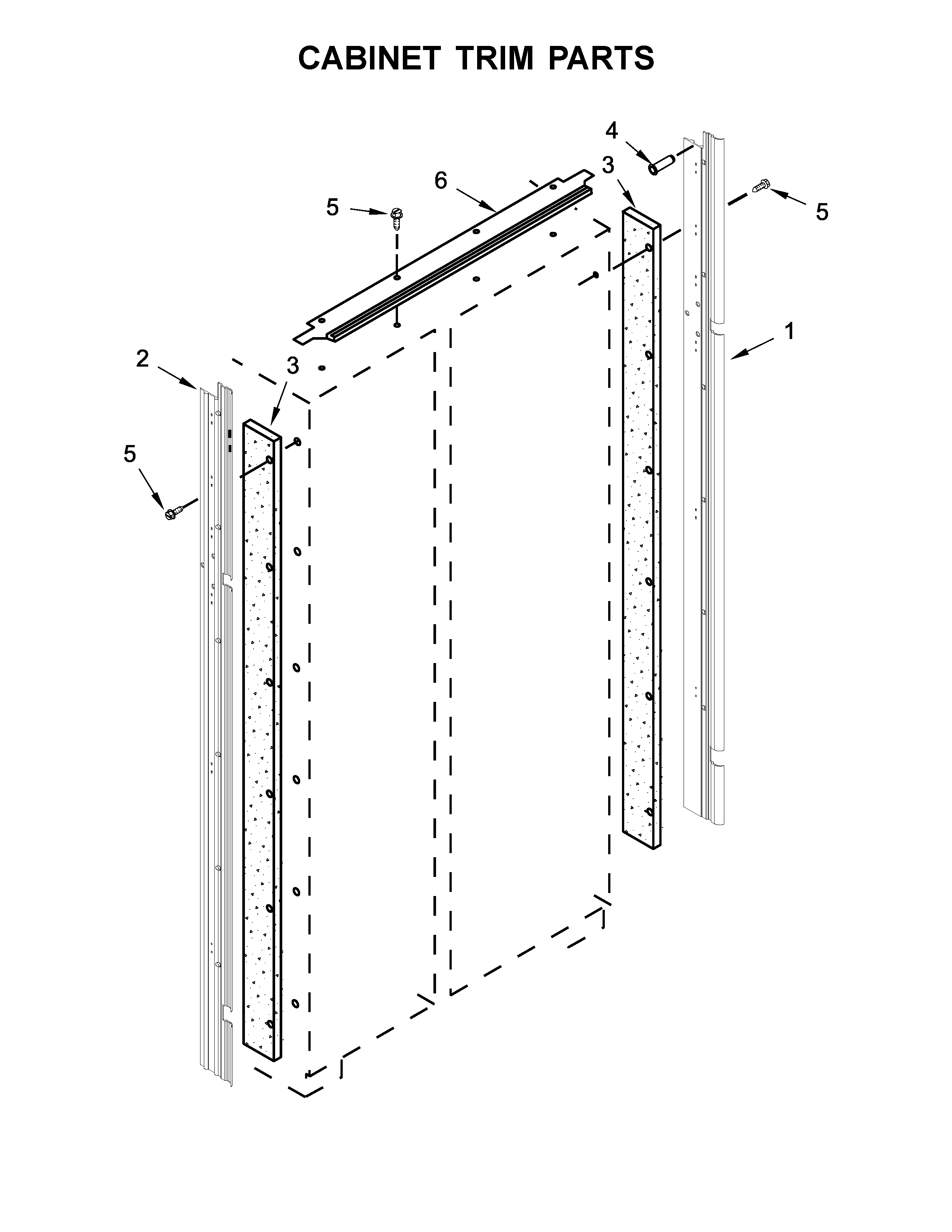 Cabinet trim parts