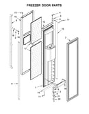 Freezer door parts