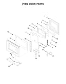 Oven door parts
