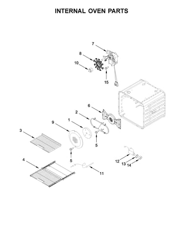Internal oven parts