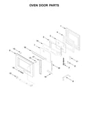Oven door parts