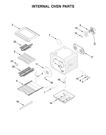 Internal oven parts