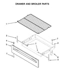 Drawer and broiler parts