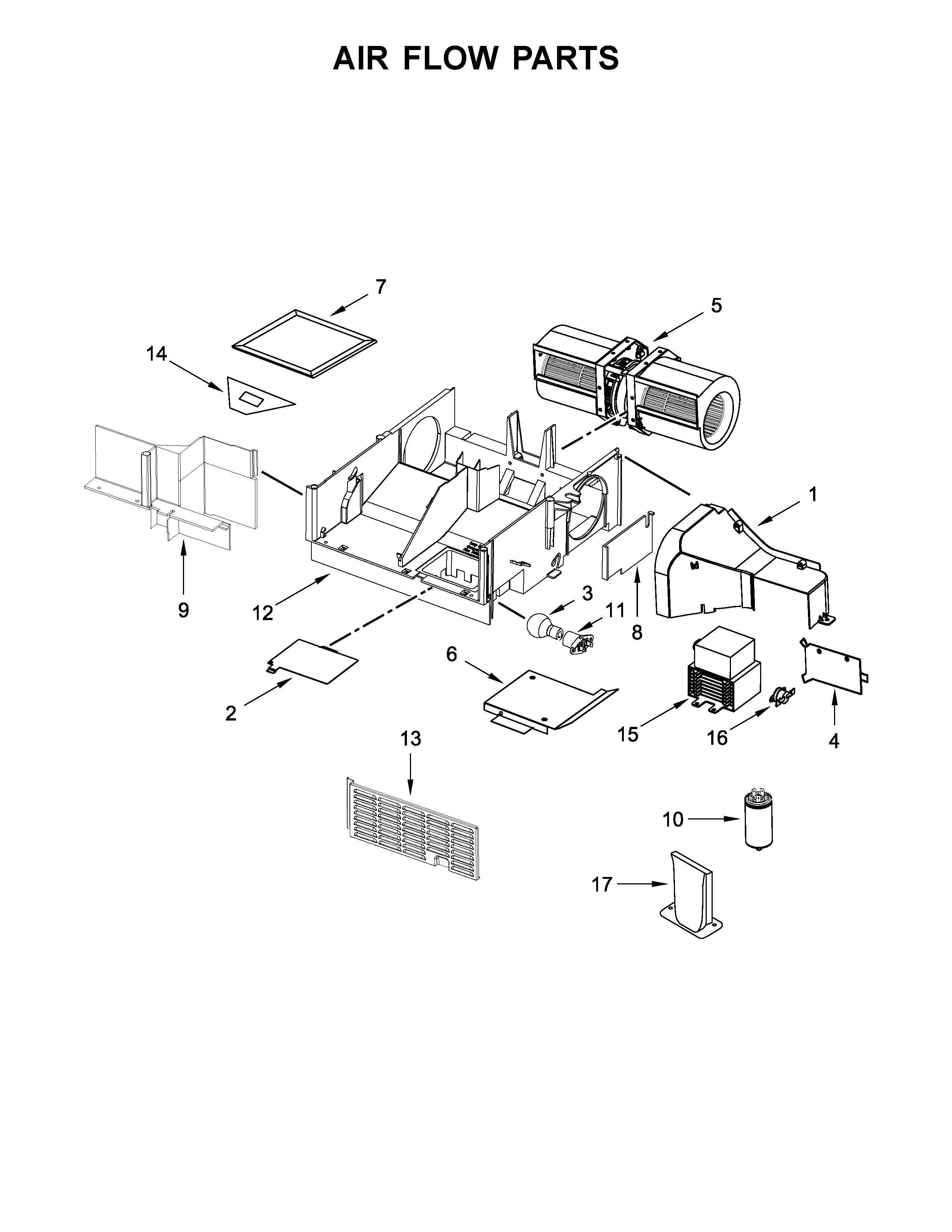 Air flow parts