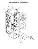 Refrigerator liner parts