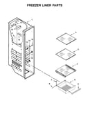Freezer liner parts