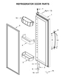 Refrigerator door parts