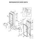 Refrigerator door parts