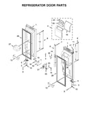 Refrigerator door parts