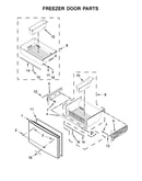 Freezer door parts