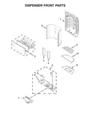 Dispenser front parts