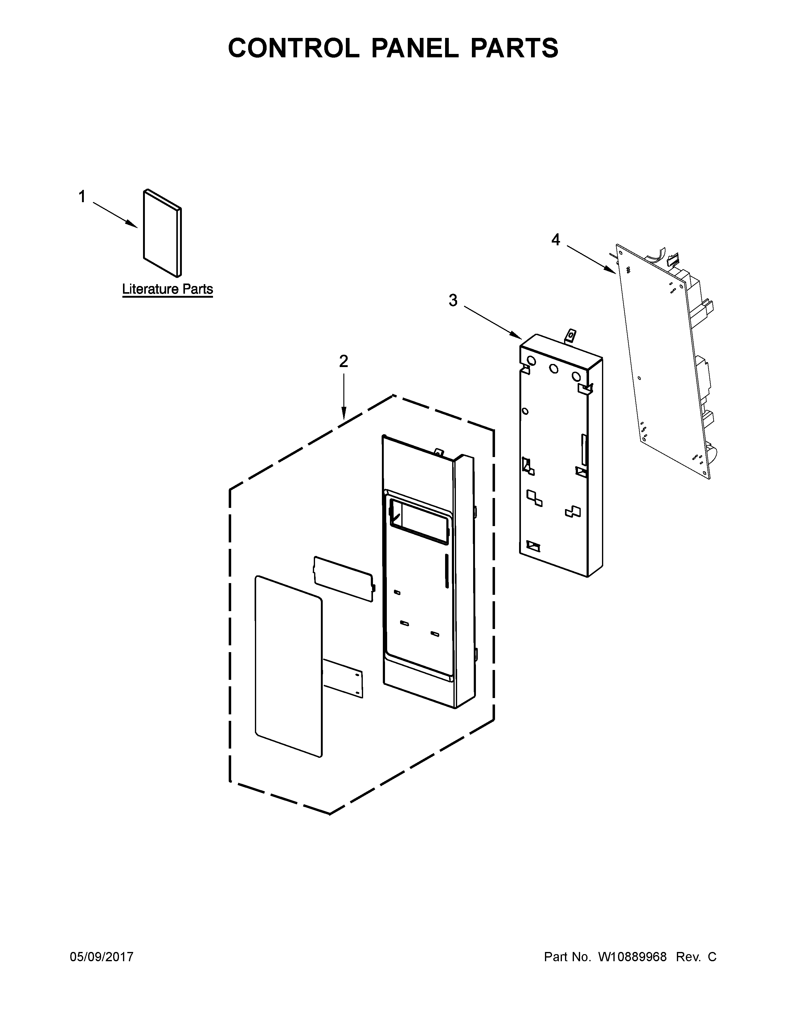 Control panel parts