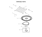 KitchenAid KMHS120EWH3 turntable parts diagram