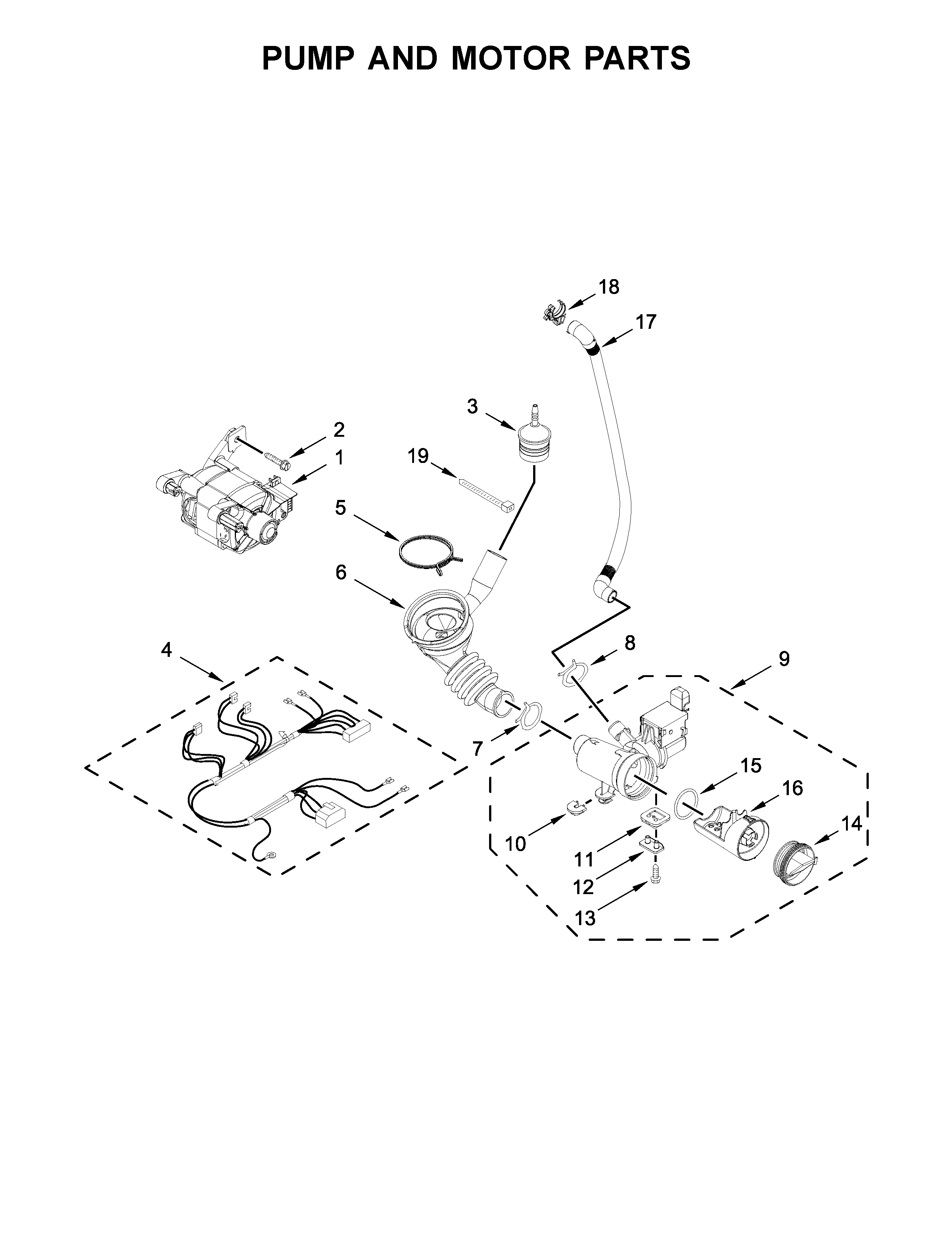 Pump and motor parts