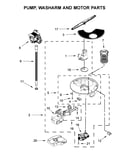 Pump, washarm and motor parts