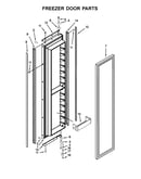 Freezer door parts