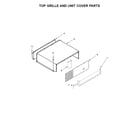 KitchenAid KBSN608EPA01 top grille and unit cover parts diagram