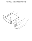 Top grille and unit cover parts