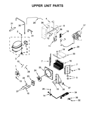 Upper unit parts