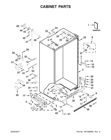 Cabinet parts