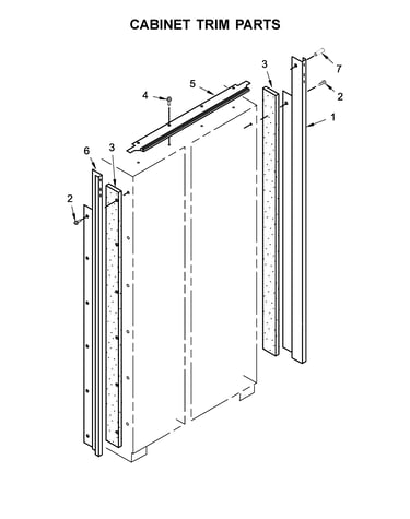 Cabinet trim parts