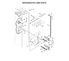 KitchenAid KBSN602ESS01 refrigerator liner parts diagram