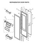 Refrigerator door parts