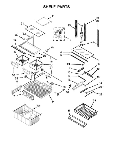 Shelf parts