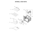 Whirlpool WOD77EC0HB00 internal oven parts diagram