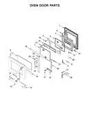 Oven door parts