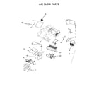 KitchenAid YKMHC319EW1 air flow parts diagram