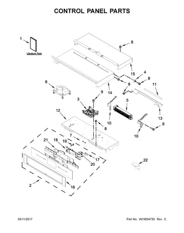 Control panel parts
