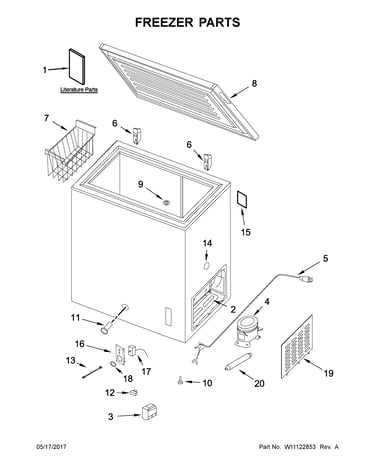 Freezer parts