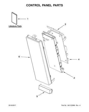 Control panel parts