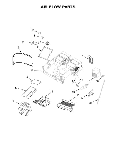 Air flow parts