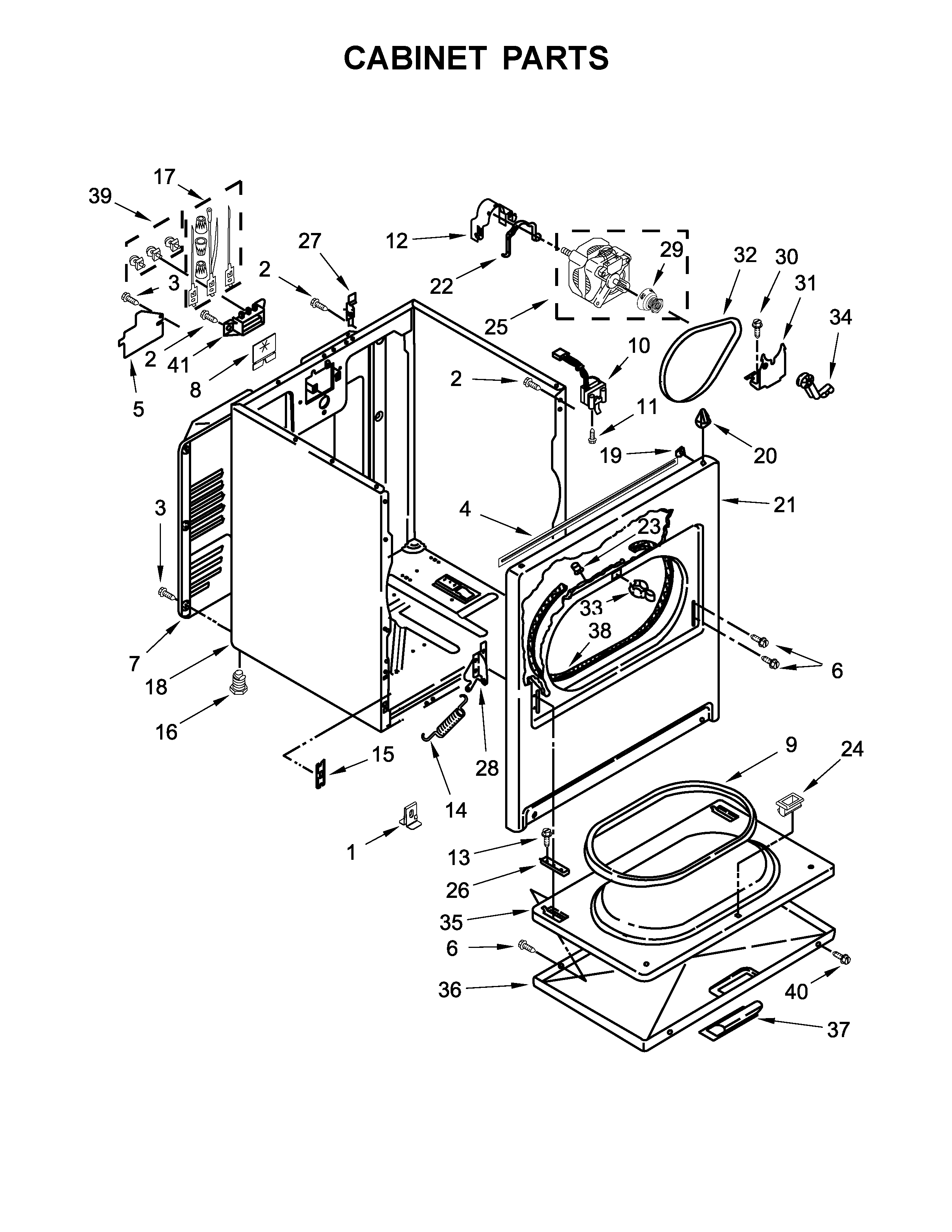 CABINET PARTS