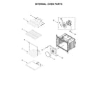 Whirlpool WOS72EC0HW00 internal oven parts diagram