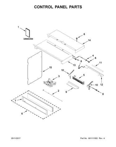 Control panel parts